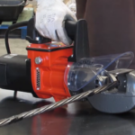 cisaille électrique pour couper torons de précontrainte