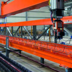 Rebar-hub-handling robot