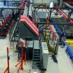Rebar-hub-machines and handling systems for precast elements