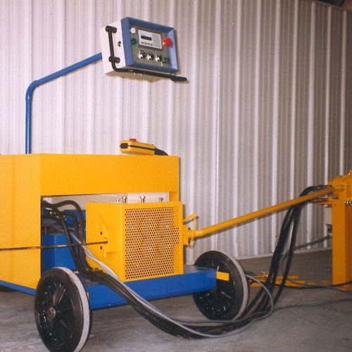 Pousseur mobile automatique de torons de précontrainte (RP6 EMO)
